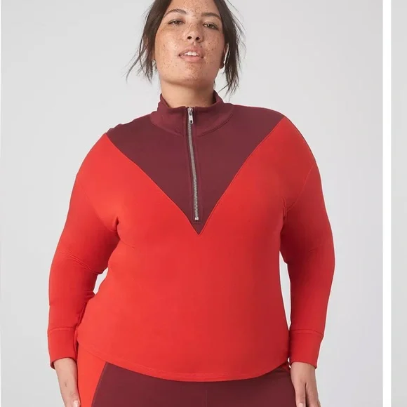 Lane Bryant Cozysoft Half Zip Pullover - Picture 1 of 2